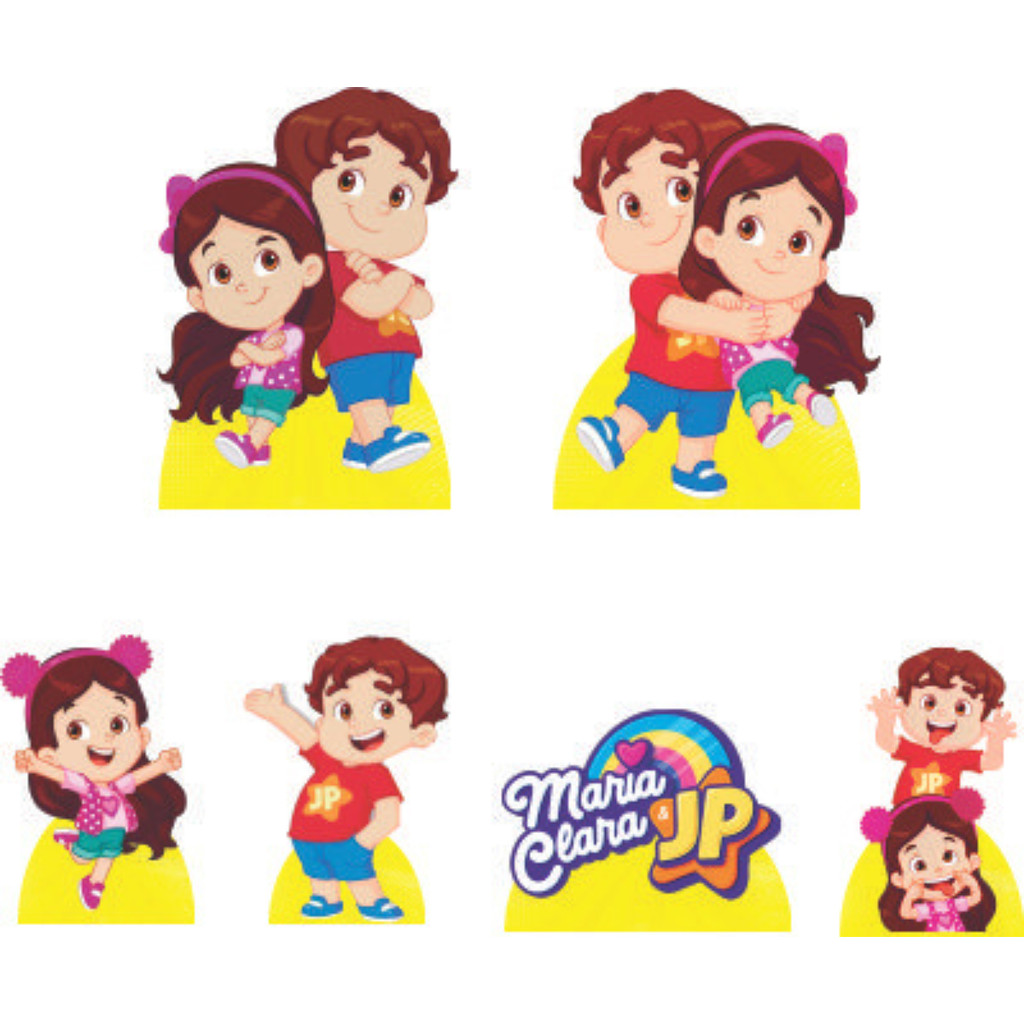 Kit Displays De Festa em MDF Tema MARIA CLARA E JP em Oferta na Shopee