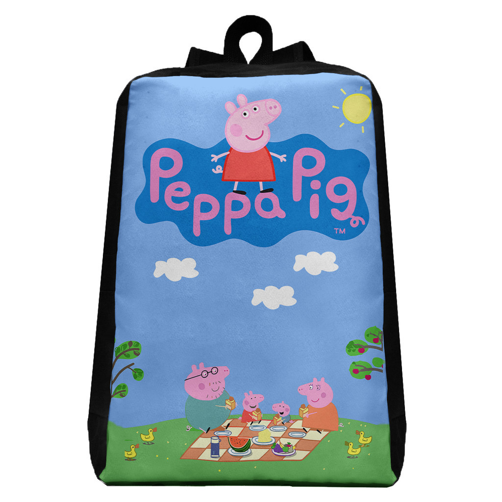 Mochila Peppa Pig  Piquenique Voltando as Aulas Divertida Infantil em Oferta na Shopee