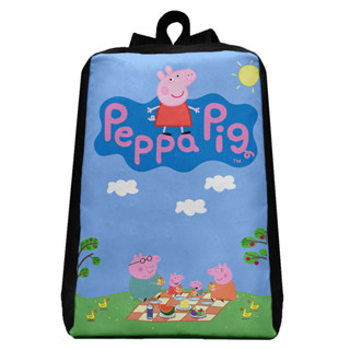 Mochila Peppa Pig  Piquenique Voltando as Aulas Divertida Infantil em Oferta na Shopee