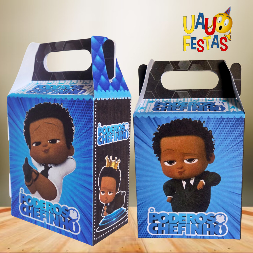 Até 30x Caixinhas Maletinha/Maleta - O Poderoso Chefinho (2) em Oferta na Shopee