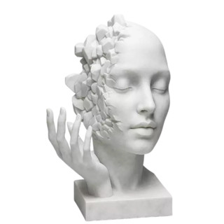 Escultura Decorativa Fragmentos da Alma 3D – Arte Abstrata e Moderna para Decoração em Oferta na Shopee