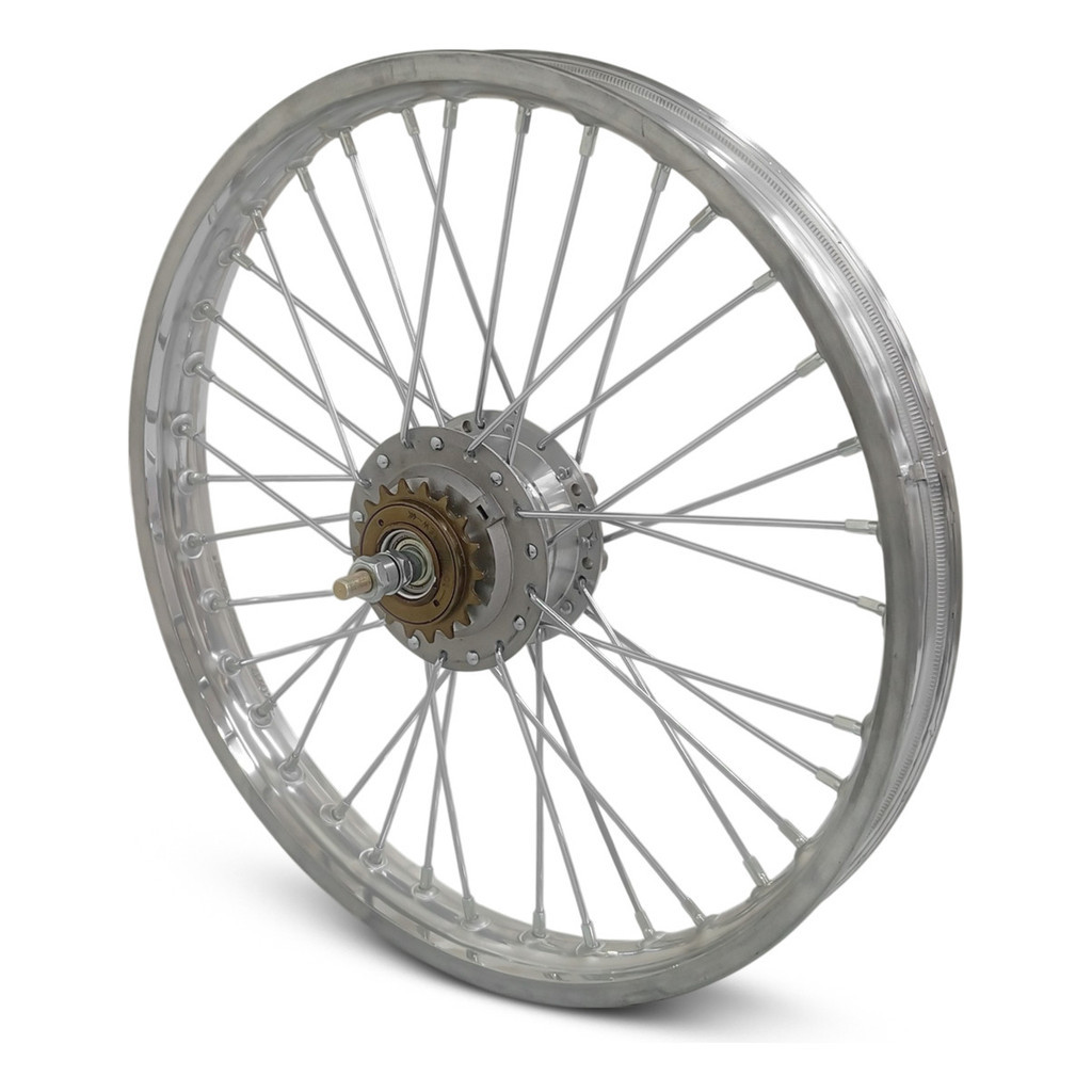 Roda Traseira Aro 17 Para Mobilete E Bikelete WMX Modelo Original 2 Tempos