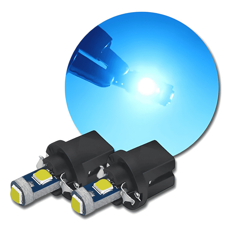 2 Lâmpada Led Ice Blue Do Computador Bordo Corsa Meriva