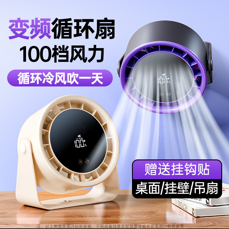 Novo ventilador de mesa ventilador de circulação de ar silencioso escritório estudante pequeno ventilador USB ventilador