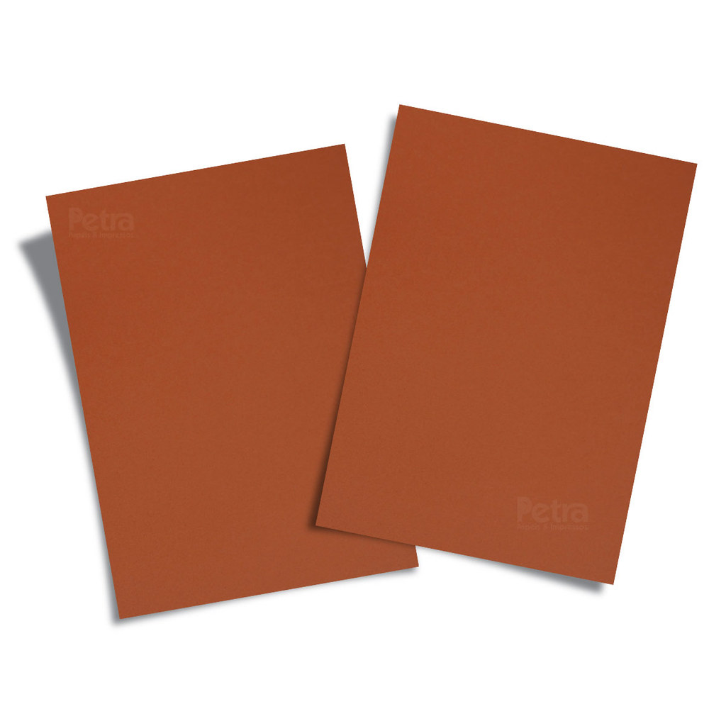 Papel Sensation Plus Terracota - A4 240g/m² 25 folhas