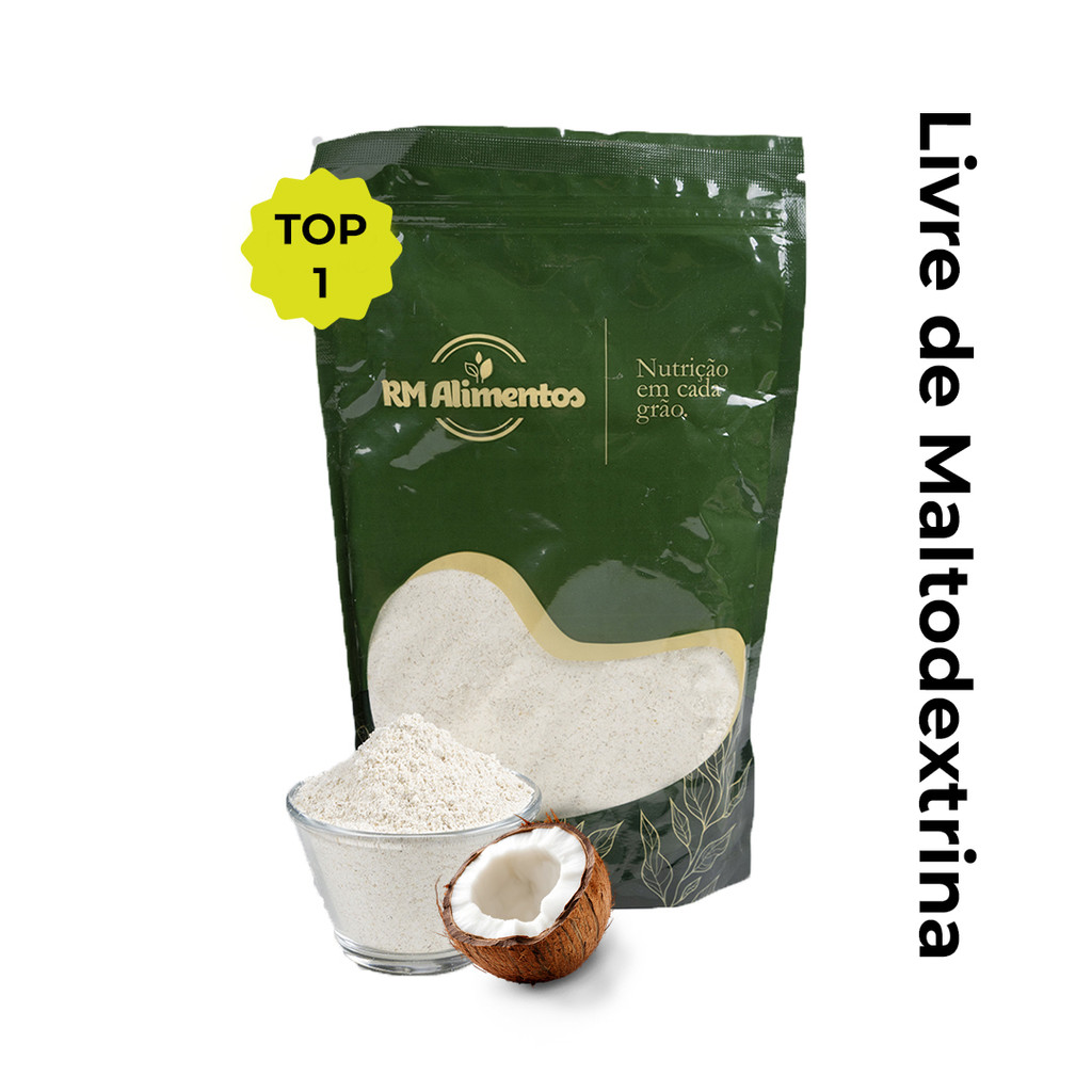 Leite de Coco em Pó (Sem Maltodextrina) - 500g a 2Kg - LEIA A DESCRIÇÃO em Oferta na Shopee