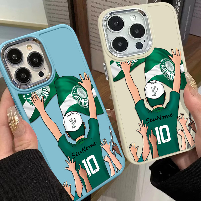 Capinha de celular personalizado Meninos do Palmeiras Futebol para iPhone 16 15 13 12 pro max 14 plus case anti impacto