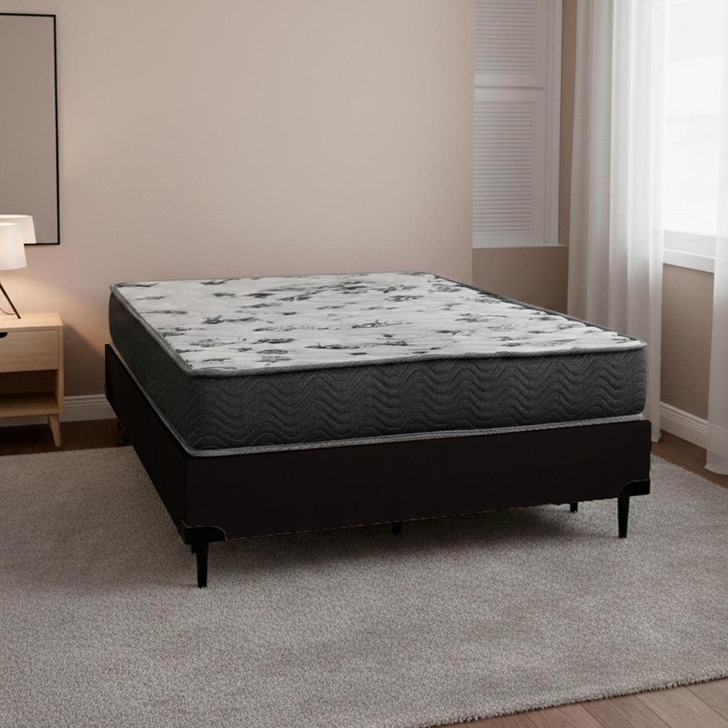 Cama box e Colchão ISO 100 D33 – Viúva(128x188)-Ortobom em Oferta na Shopee