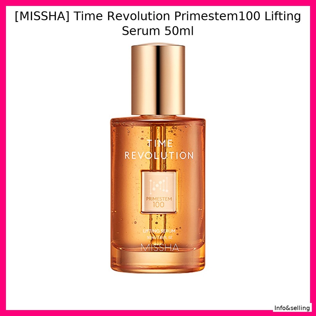[MISSHA] Time Revolution Primestem100 Sérum Lifting 50ml/Efeito Firmador/100 % Genuíno/Coreano