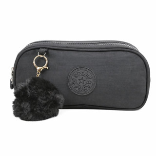 Estojo Escolar Feminino Triplo Grande com Pompom 3 Compartimentos Espaçoso Resistente Volta as Aulas Moda Escolar em Oferta na Shopee