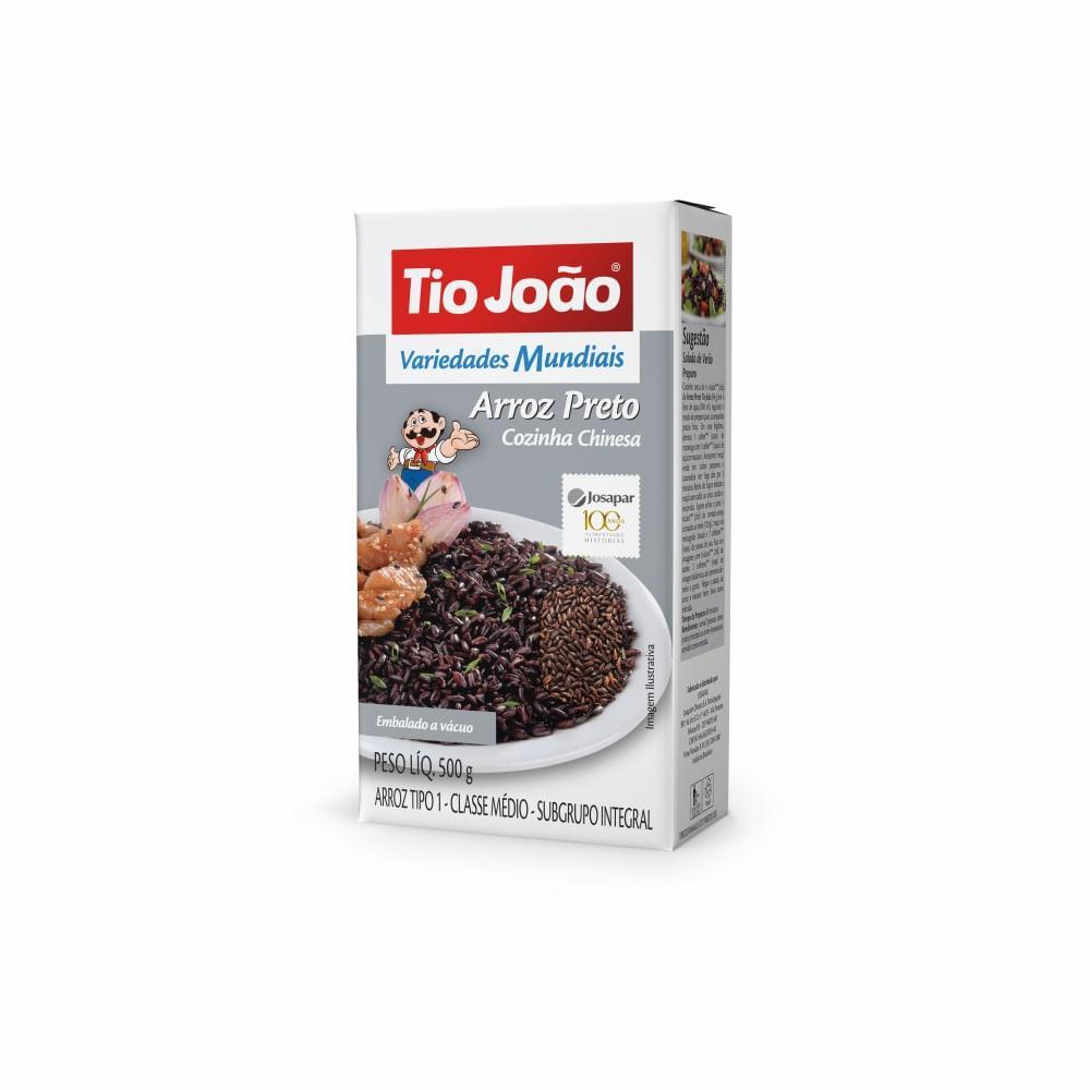 Arroz Preto Tio João Variedades Mundiais 500g