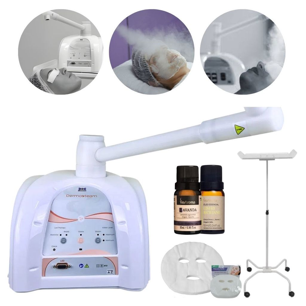 Vaporizador Facial Ozônio Dermosteam Ibramed  220V em Oferta na Shopee