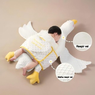 Travesseiro De Ganso Auxilia Na Evacuação E Gases Do Bebê Alívio Abdominal Malha Respirável Macio Naninha em Oferta na Shopee