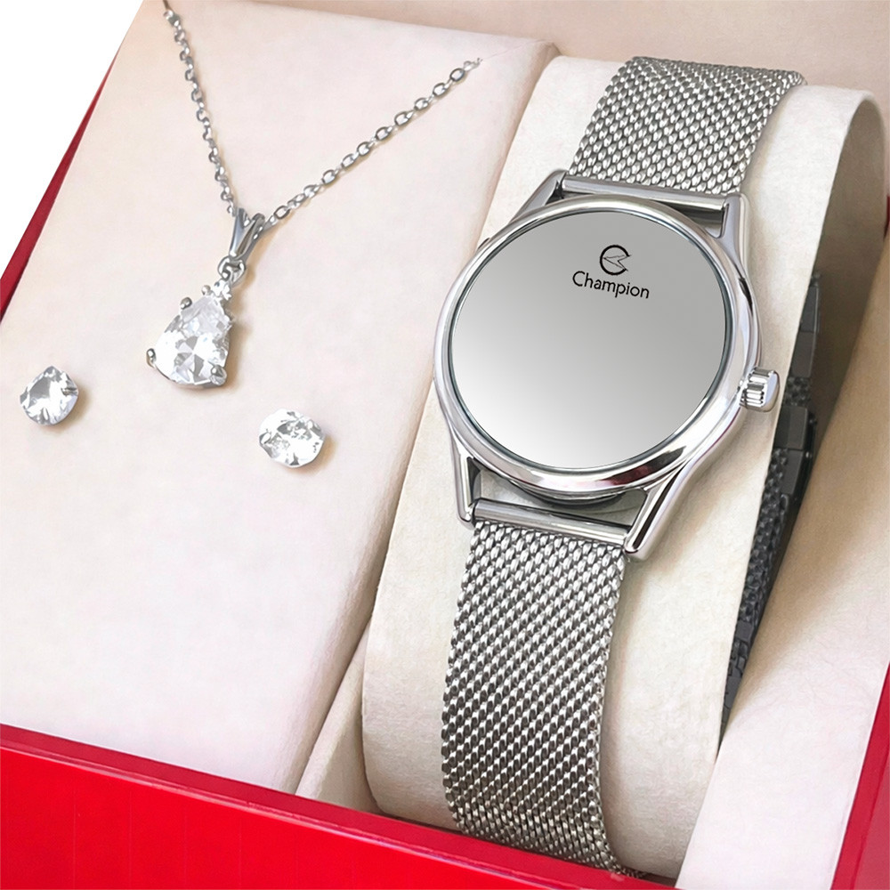 Relógio Champion Feminino Digital Led Prata Garantia 1 Ano em Oferta na Shopee