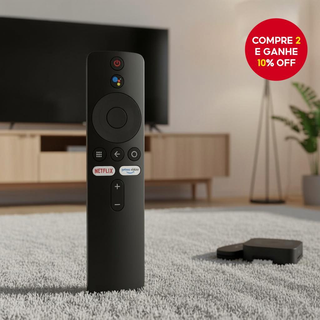 Xiaomi MI Box S Smart TV Box / MI TV Stick Controle Remoto Bluetooth com Voz XMR
