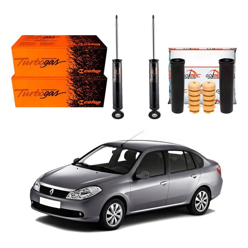 Kit Amortecedor Traseiro, Symbol 1.6 2009 A 2013