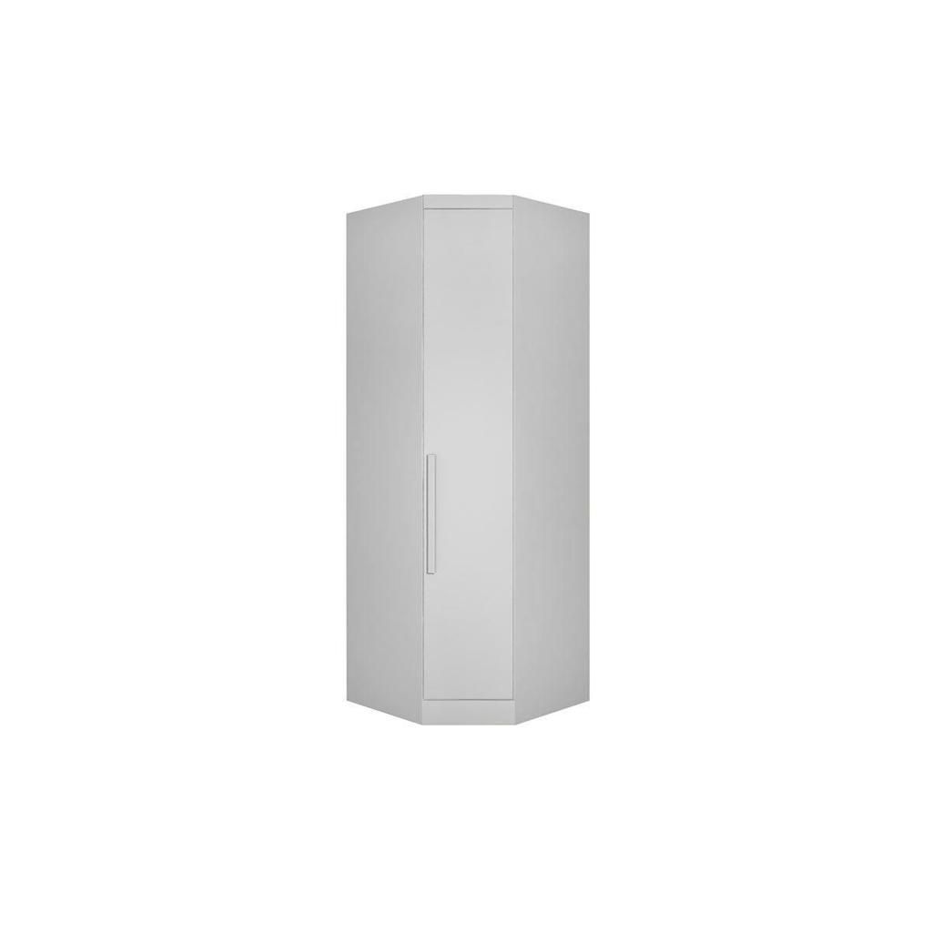 Modulado de Quarto Closet de Canto Obliquo Rizon/Linea c/ 1 Porta Branco - Novo Horizonte em Oferta na Shopee