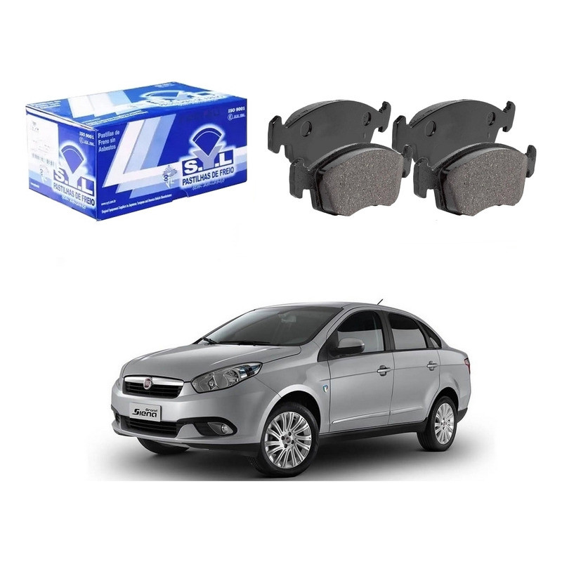 Pastilha Freio Dianteira. Grand Siena 1.4 2012 A 2016 em Oferta na Shopee