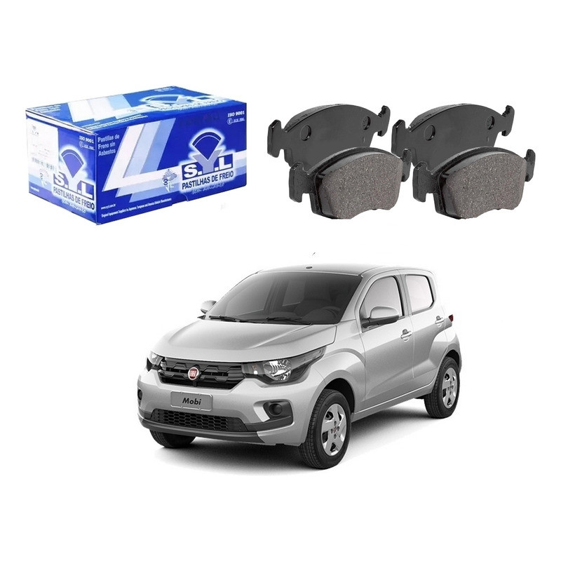 Pastilha Freio Dianteira. Mobi 1.0 2016 A 2021 em Oferta na Shopee