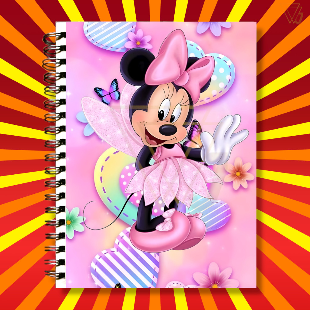 Adesivo Para Capa de Caderno Top Minnie Excelente Qualidade