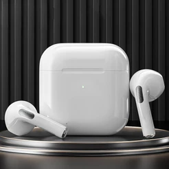 PRO 4/3 Mini TWS Fones De Ouvido Bluetooth 5.3 Estéreo Hi-Fi Sem Fio Intra-Auriculares Com MIC