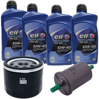 Kit Revisão 4 Litros Óleo Elf 10W40 Semissintético 1 Filtro Óleo 1 Filtro Combustível Clio Kangoo Symbol Motor 1.6 Todos em Oferta na Shopee