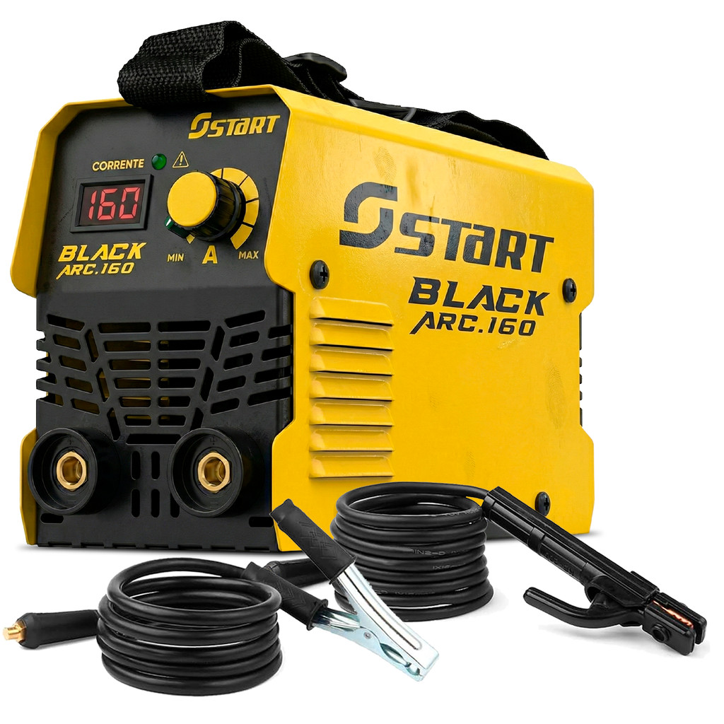 Maquina De Solda Elétrica Inversora Mma Eletrodo Portátil Amarelo 220v Start em Oferta na Shopee