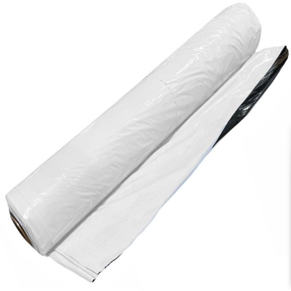 Lona Preta E Branca Para Silagem 200 Micras 10x30 Nortene Anti UV