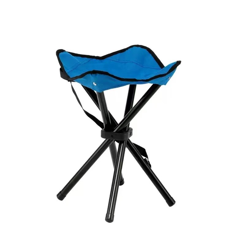 Banqueta Banquinho Banco Dobrável Camping Portátil Praia Pesca Metal Resistente 40x30cm
