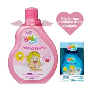 Água de Colônia Muriel Baby Infantil – Suavidade e Cuidado Diário – 100 ml em Oferta na Shopee