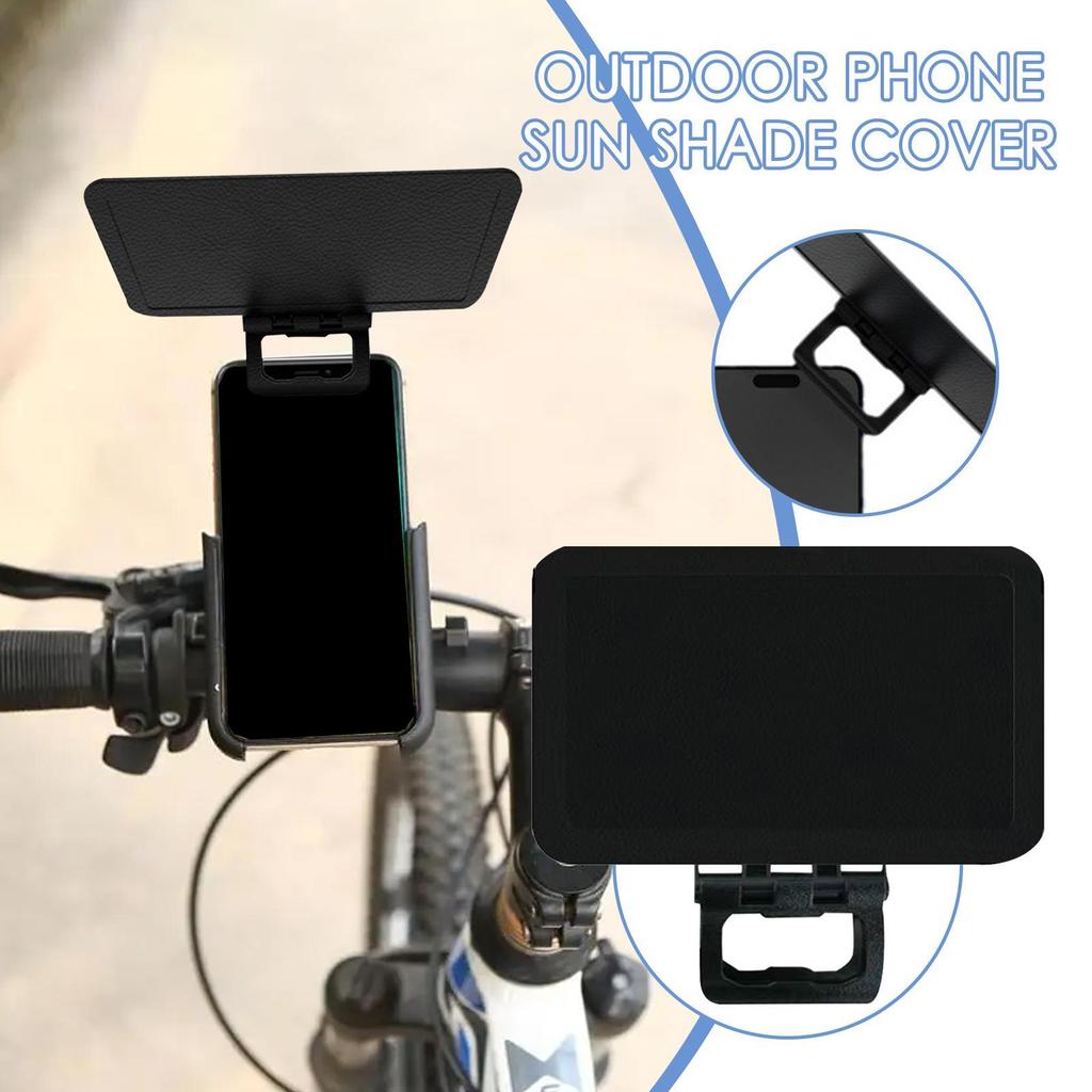 Telefone Ao Ar Livre Sun Sombra Capa Dobrável Celular Painel De Proteção UV Para Bicicleta cupionbr
