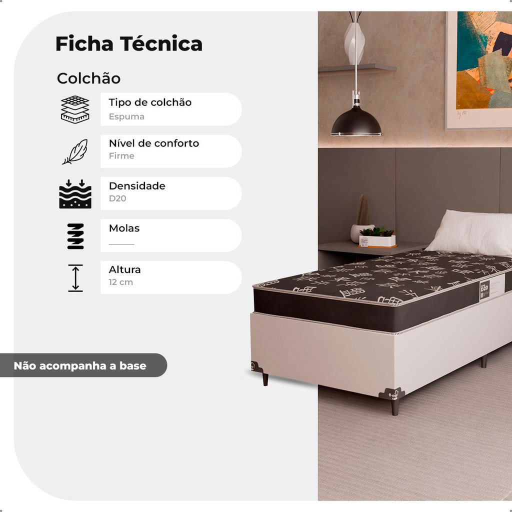 Colchão Solteiro D20 - e-Shop Casa · foto 2
