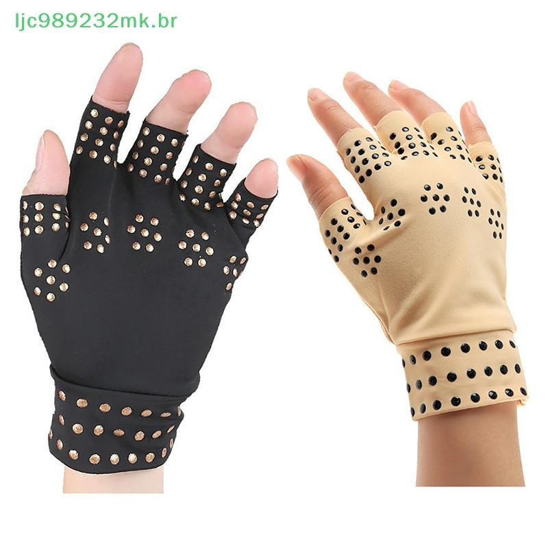 [MYBR] Luvas Magnéticas Tratamento De Artrite Suporte De Compressão Terapia Pressão Articular Antiderrapante [WELL]