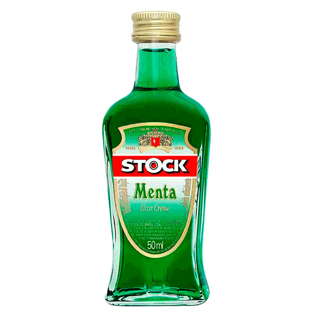MINIATURA LICOR MENTA STOCK 50ML em Oferta na Shopee