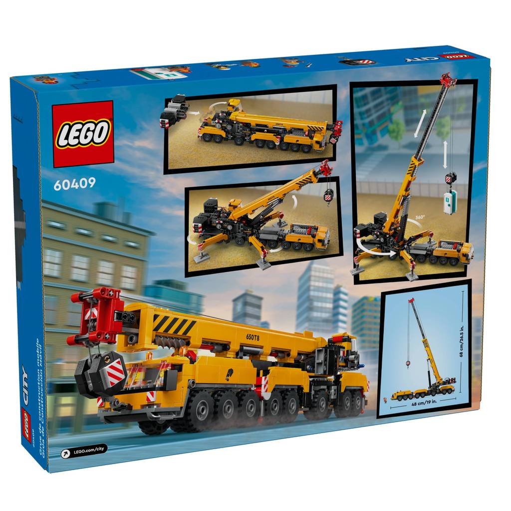 LEGO City Mega Guindaste de Construção Móvel Amarelo 60409