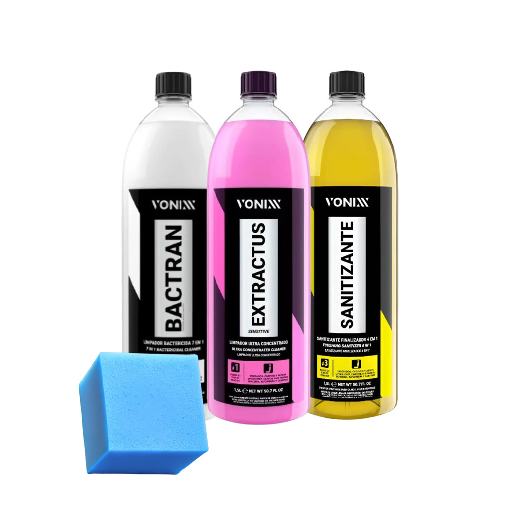 Kit Bactran Sanitizante Extractus 1,5L Vonixx