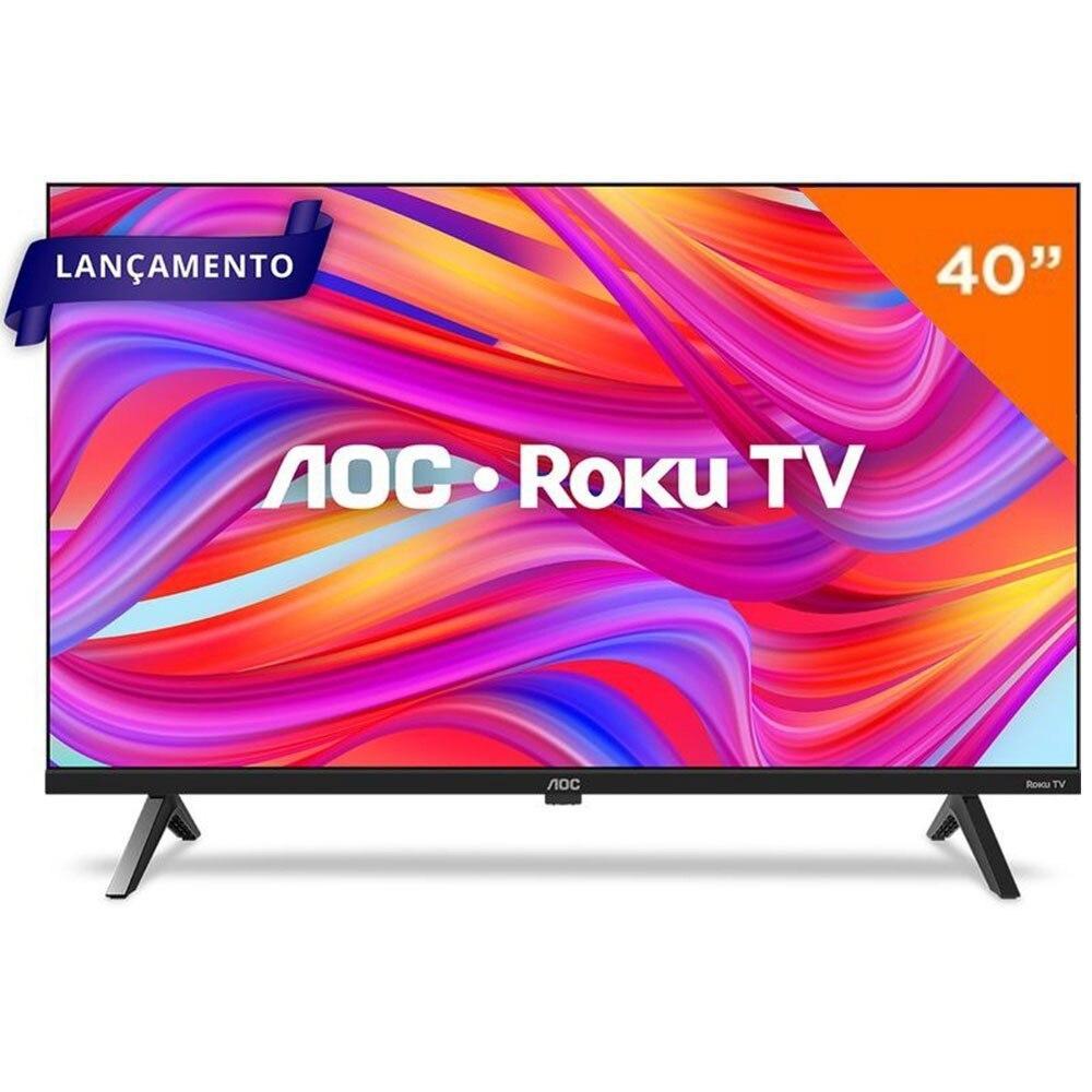 Smart TV AOC Roku TV 40" LED Full HD, 3 HDMI, 1 USB, Wi-Fi em Oferta na Shopee