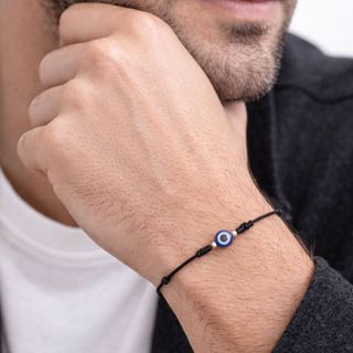 kit 2 Pulseiras Masculinas 7 Nós Com Olho Grego Proteção Espiritual em Oferta na Shopee