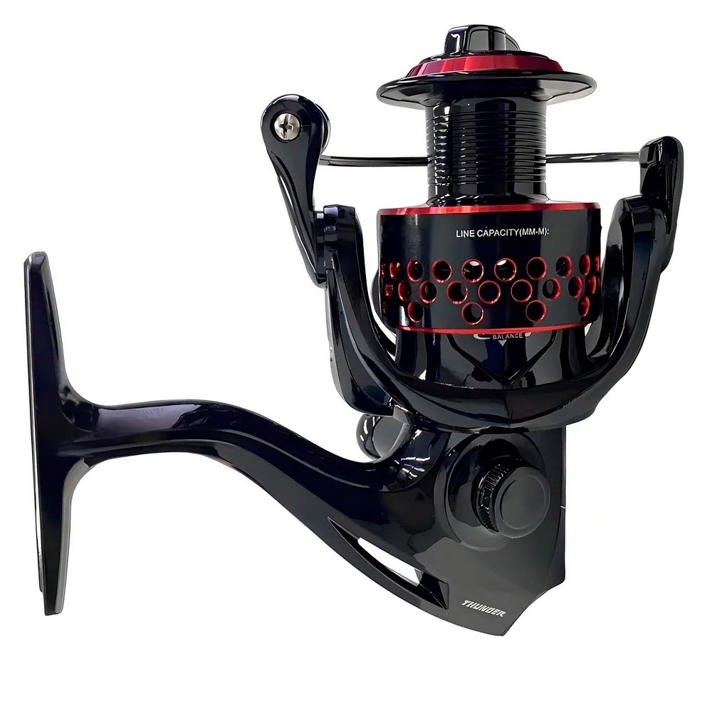 Molinete Para Pesca Thunder 5+1Rol Preto - Rapala
