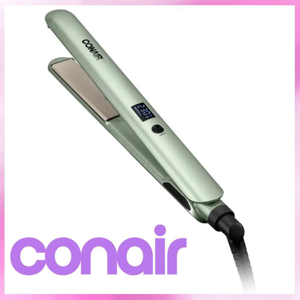 Prancha de Cabelo Conair - Display LCD (Até 230°) BIVOLT / Verde