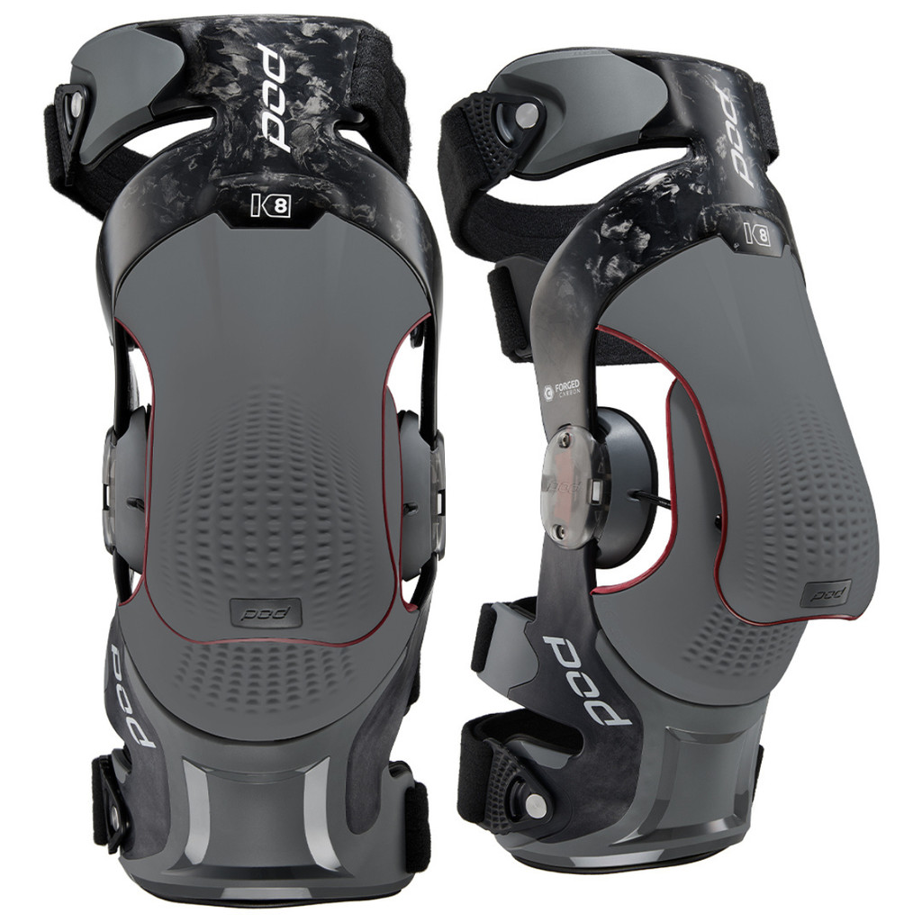 Joelheira Motocross Pod K8 3.0 Carbono Grafite