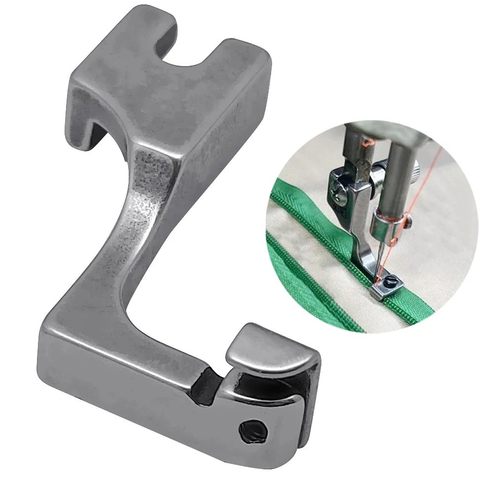 Calcador para zíper com regulagem t69 maquina de costura industrial em Oferta na Shopee
