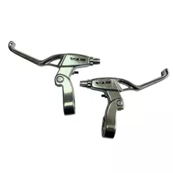 Manete Freio Cromado Bike Maçaneta V-brake Gta Alumínio Par