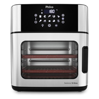 Air Fryer 4 em 1 16 Litros Philco PAF16A 220V Painel Digital Forno Elétrico Sem Óleo Assa…