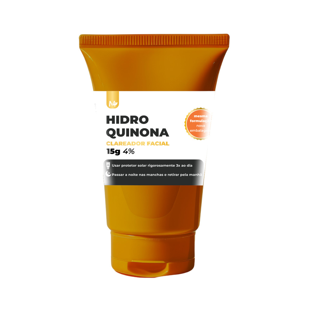 Creme Hidroquinona 4% Clareadora Melasma Manchas Facial 15g