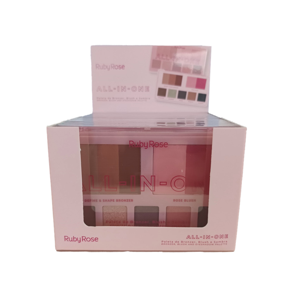 Paleta de Blush e Sombra Ruby Rose All Bronzer