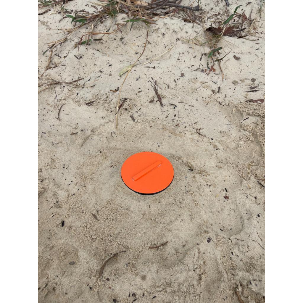 Cofre De Areia Enterrável Para Praia Jardim E Surfistas Preto