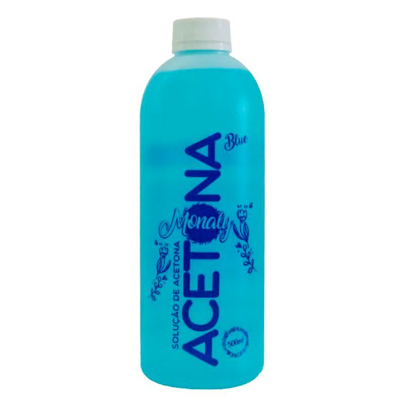 Removedor De Esmalte A Base De Acetona Monaly 500ml em Oferta na Shopee