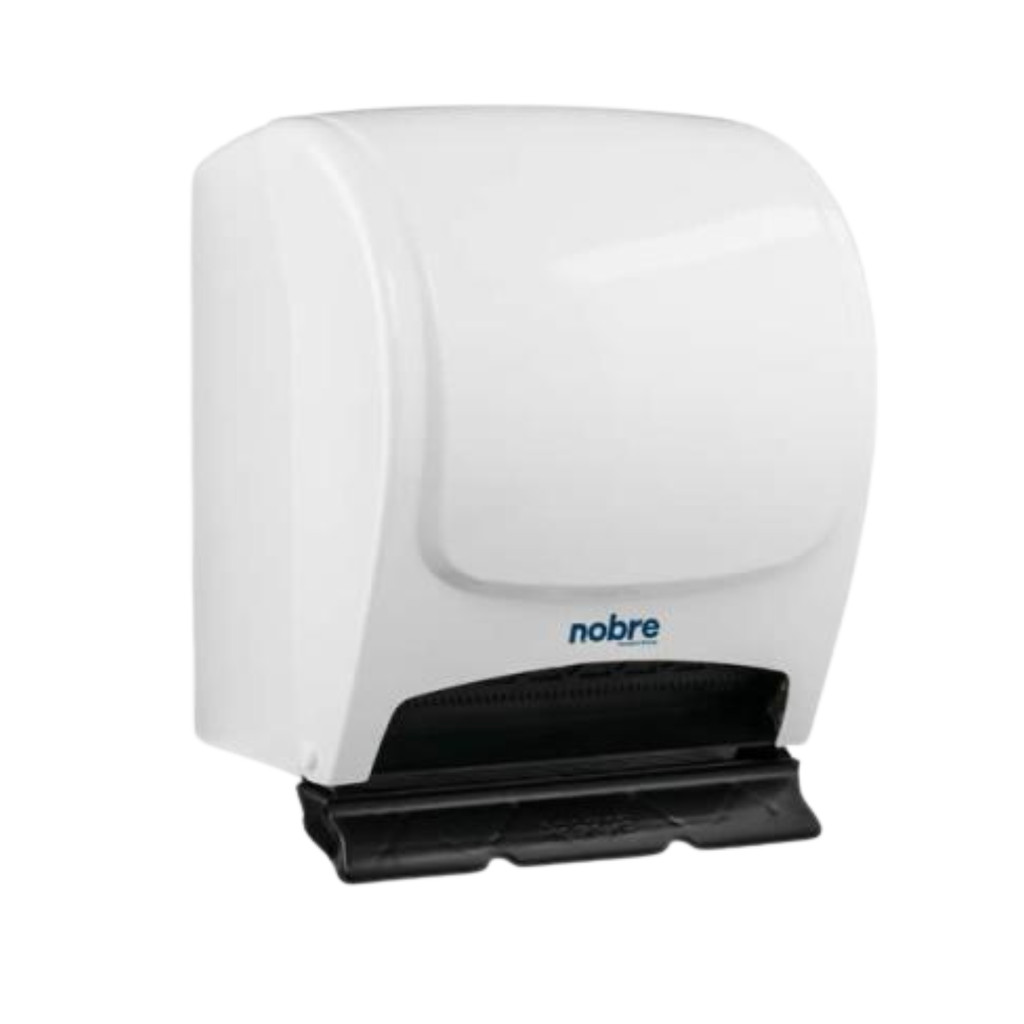 Dispenser Papel Toalha Bobina Alavanca Branco Nobre Banheiro Empresa