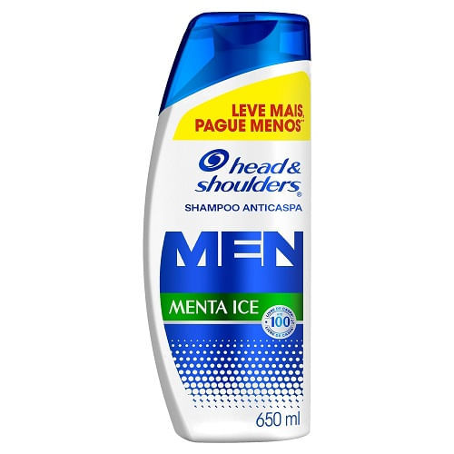 Shampoo Head & Shoulders Men Menthol Sport 650ml em Oferta na Shopee